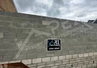 Wall Rebuild Project in Swansea