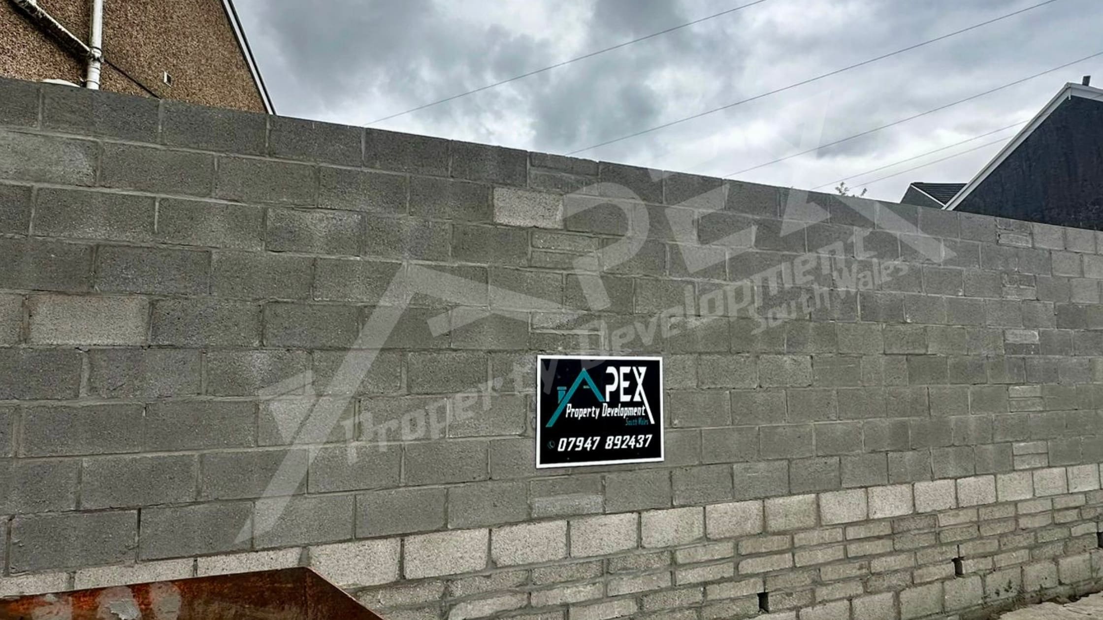 Wall Rebuild Project – Swansea – July 2024 wall rebuild project in Swansea